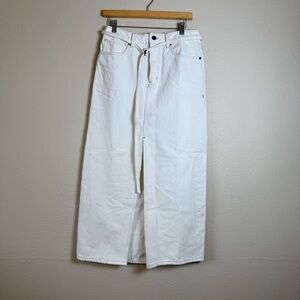 Banana Republic Women’s Denim Maxi Skirt Front Slit